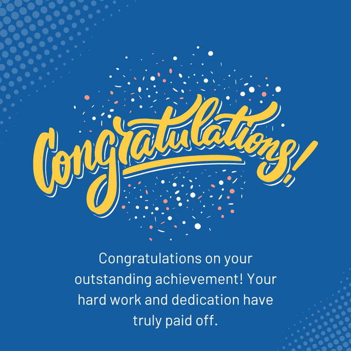Congratulations