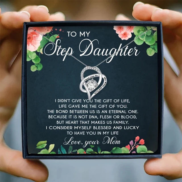Girl Necklaces for Daughter Mother Gifts Heart Pendant Necklace Jewelry Women Choker Necklaces Pendants Collares Bijoux Birthday