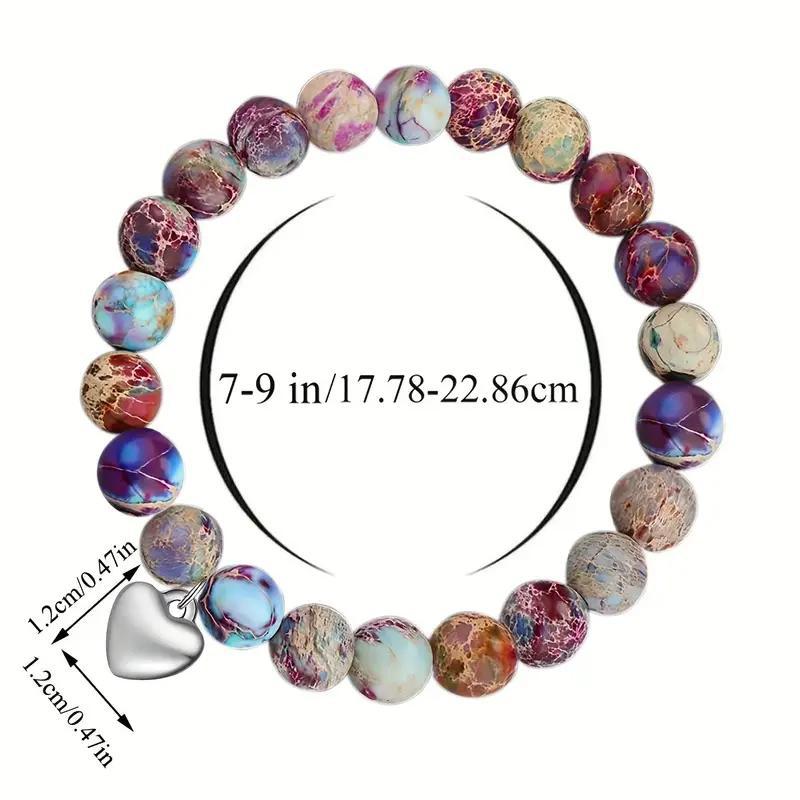 Hot Sale Ladies Birthday Friendship Bracelet Natural Stone Beaded Bracelet Christmas Valentine's Day Gift Bracelet