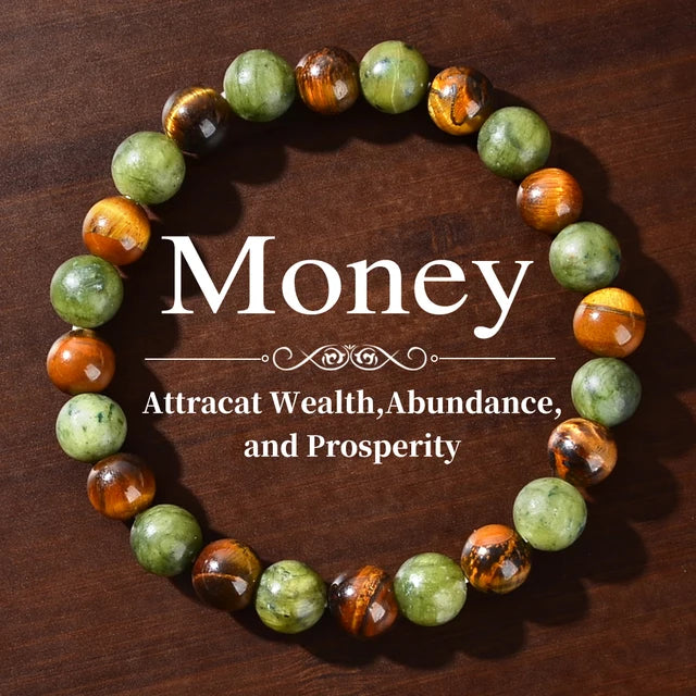 Prosperity and Abundance Healing Bracelet - Relaxation, success enhancement bracelet, personal strength and health