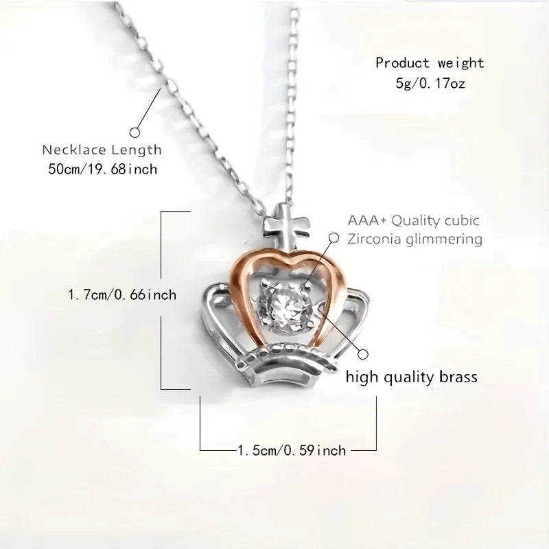Stylish and Elegant Copper Pendant Necklace with Box and Gift Card Necklace Jewelry Gift for Friends Birthday Gift