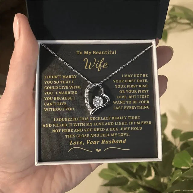 Heart-Shaped Pendant Necklace | Perfect Valentine’s Day Gift for Wife