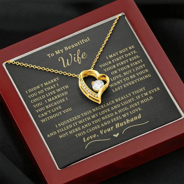 Heart-Shaped Pendant Necklace | Perfect Valentine’s Day Gift for Wife
