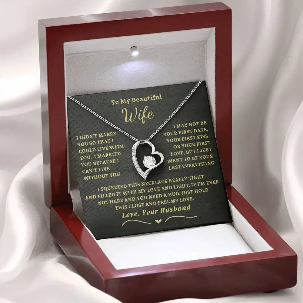 Heart-Shaped Pendant Necklace | Perfect Valentine’s Day Gift for Wife