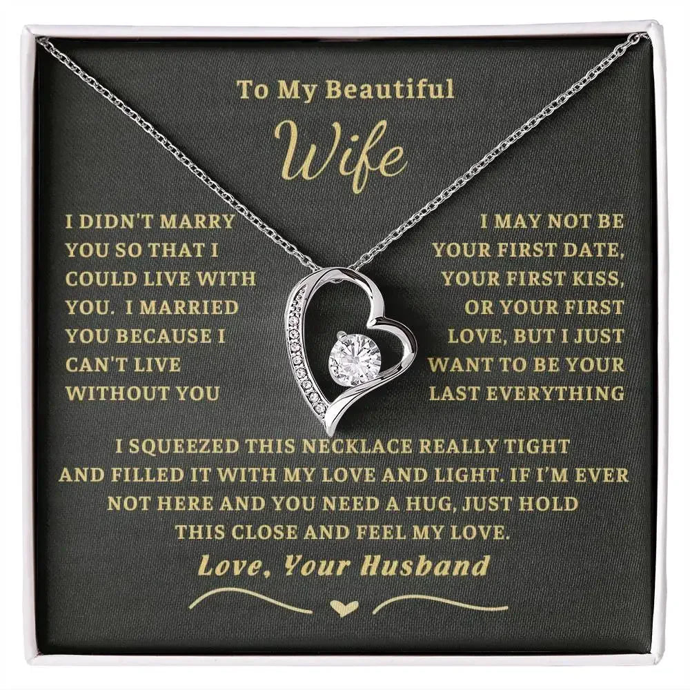 Heart-Shaped Pendant Necklace | Perfect Valentine’s Day Gift for Wife