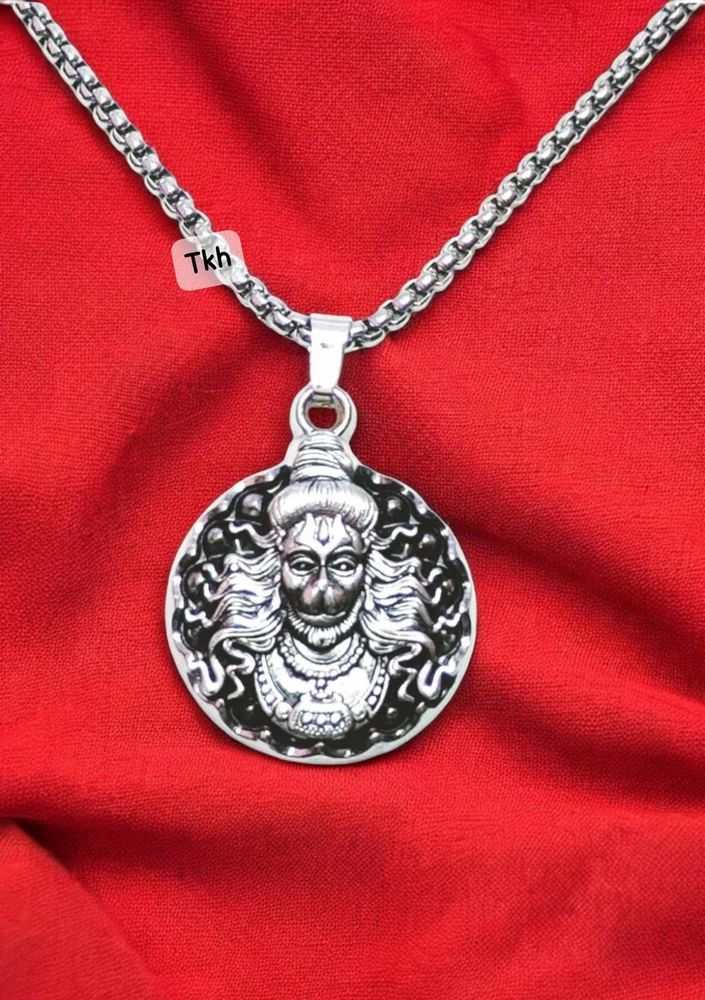 Legend Hanuman Spiritual Long Chain Pendant Necklace For Men & Boys
