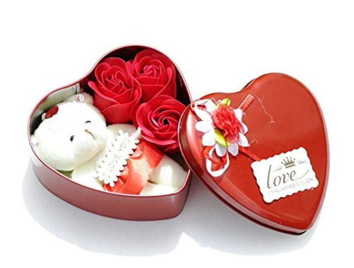 Aluminum Valentine Day Heart Shaped Box
