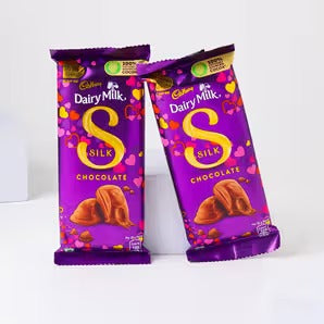 2 Cadbury Dairy Milk Silk (60 gm Each)