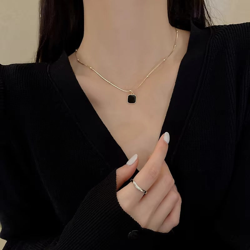 New Stainless Steel Necklace Jewelry Stainless Steel 18K Gold Plated Pendant Necklace Jewelry for Woman