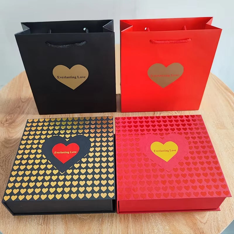 Valentine's Day  creative flip cover jewelry box