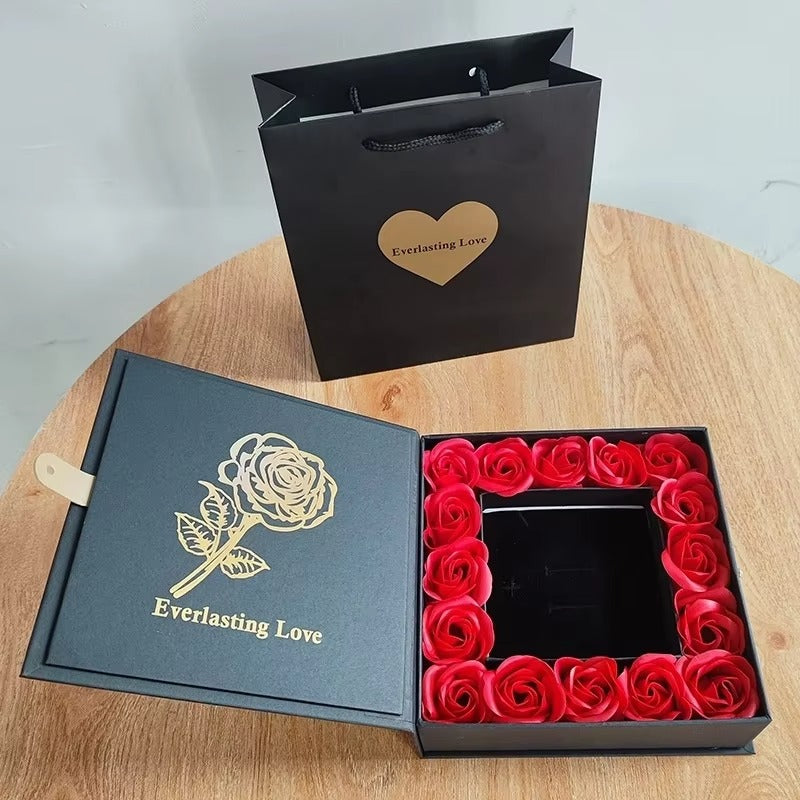 Valentine's Day  creative flip cover jewelry box