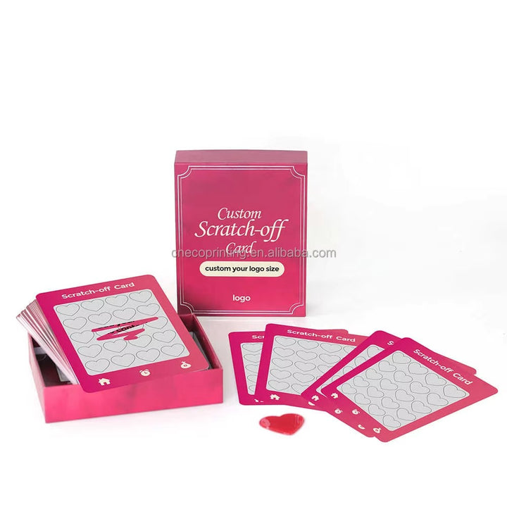 Scratch-off Layer Fun Couple Date Night Challenge Activities
