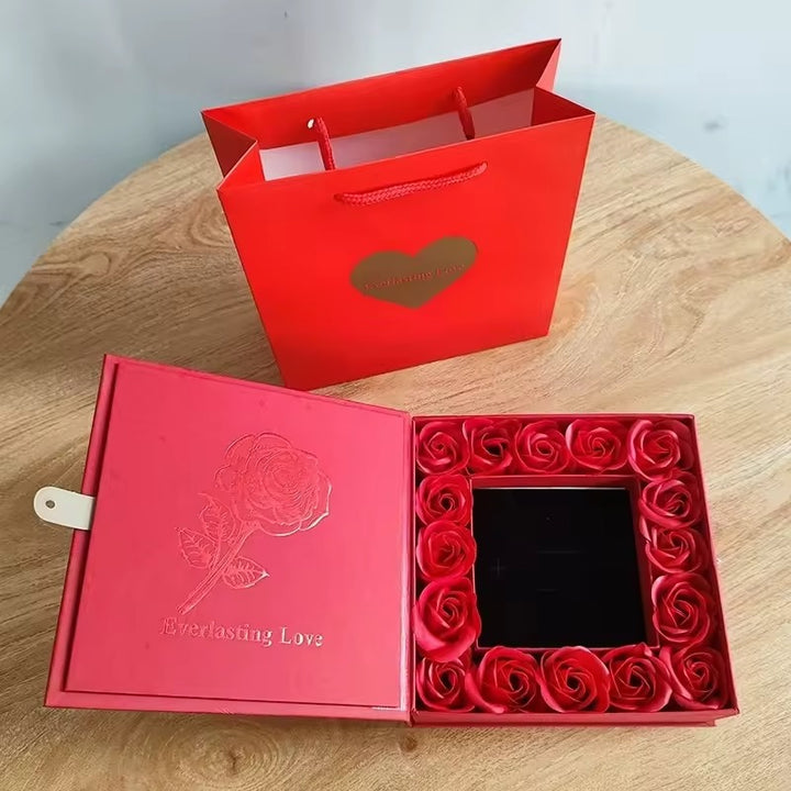 Valentine's Day  creative flip cover jewelry box