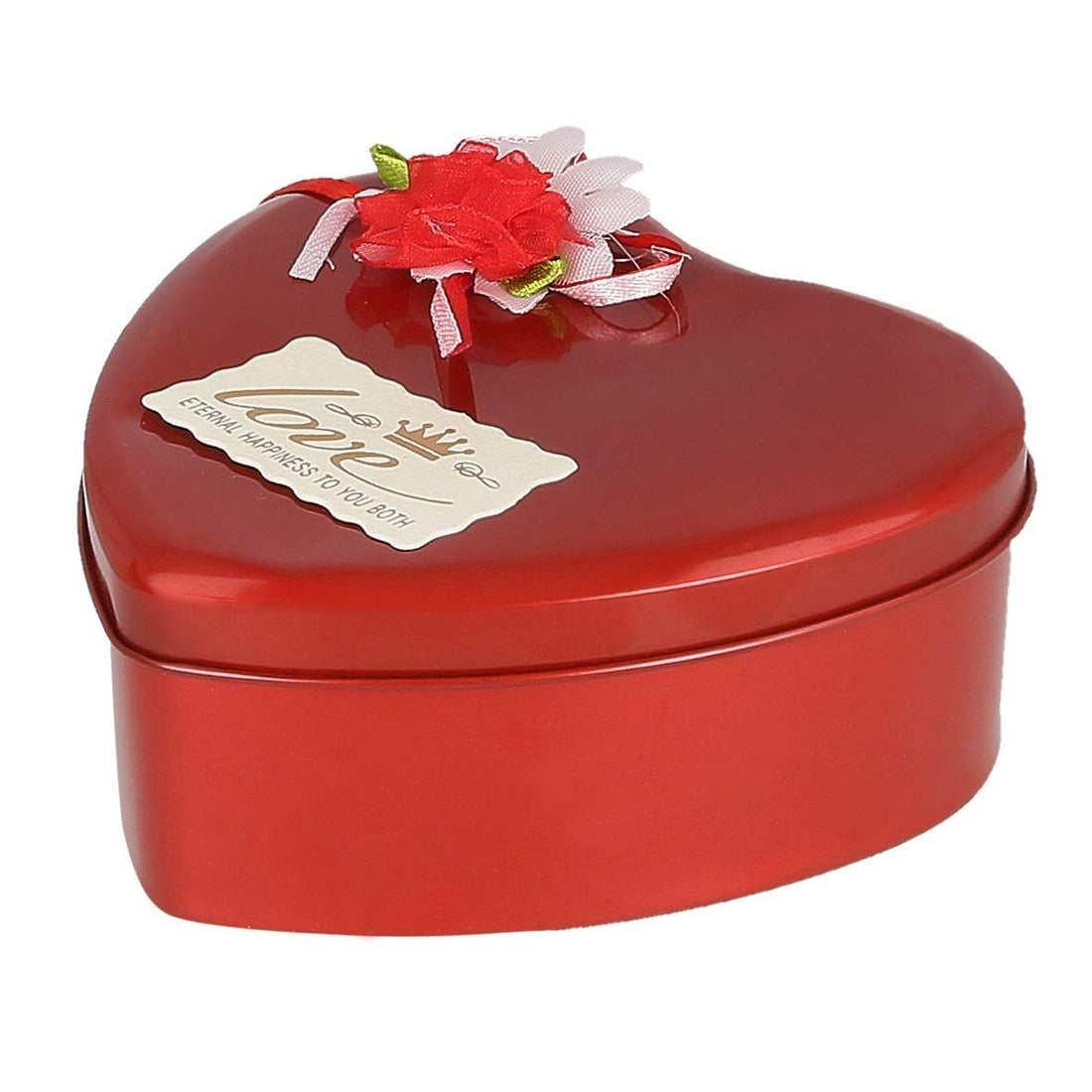 Aluminum Valentine Day Heart Shaped Box