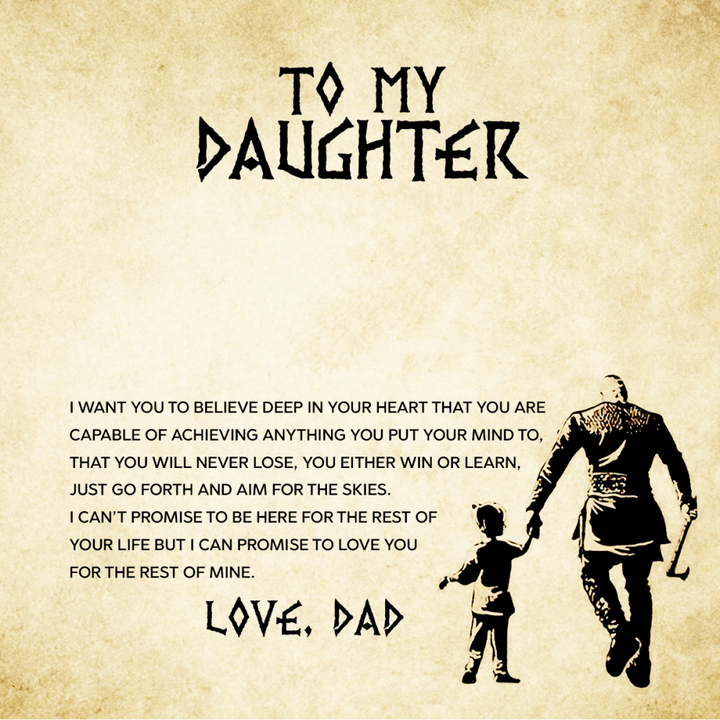 To My Daughter, You Will Never Lose